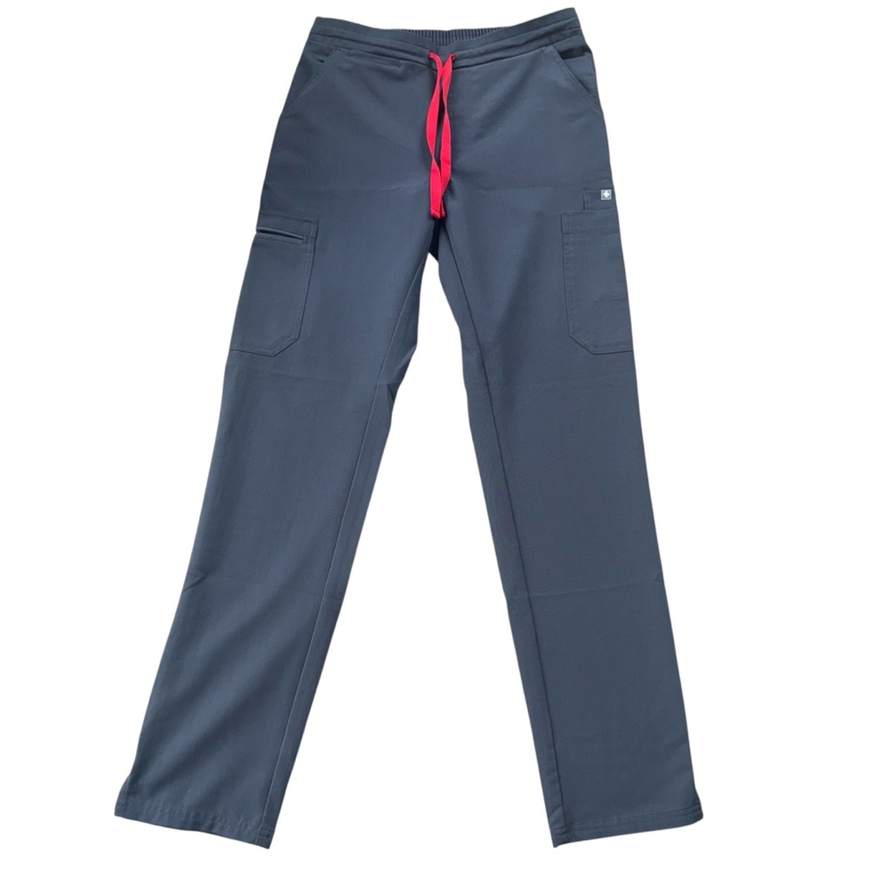 Figs XS Charcoal Yola - Skinny Scrub Pants